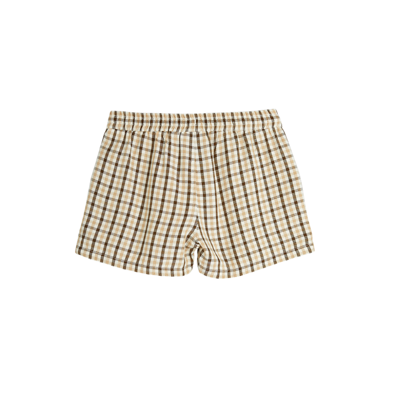 Gingham Woven Shorts