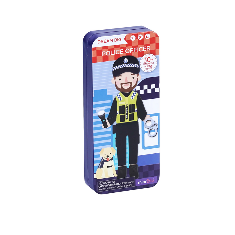 Travel Magnetic Puzzle Box - Police Officer