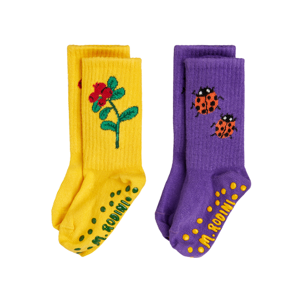 Lingonberries 2-Pack Anti-Slip Socks