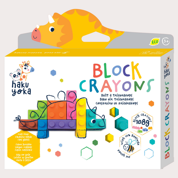 Block Crayons - Triceratops