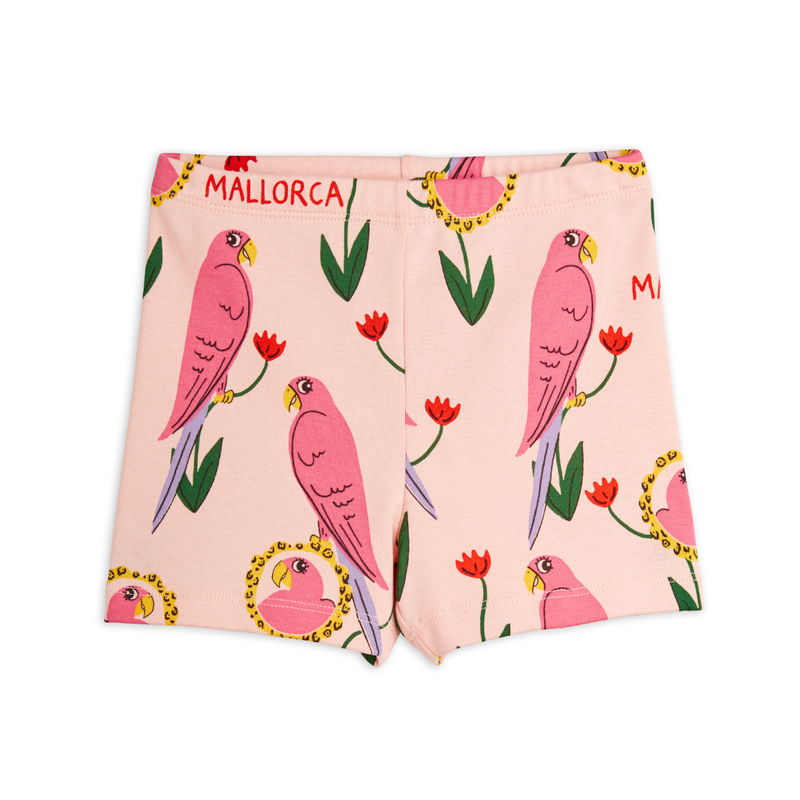 Parrots Print Shorts