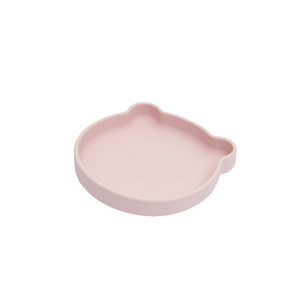 Silicone Bear Plate Pink