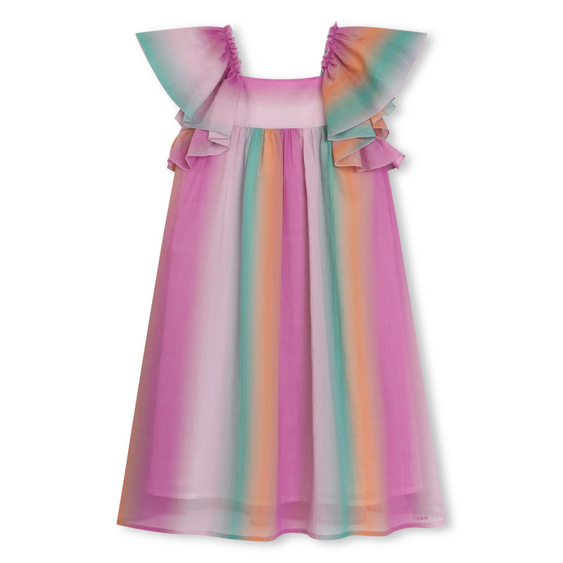 Multicolour Short Sleeved Dress