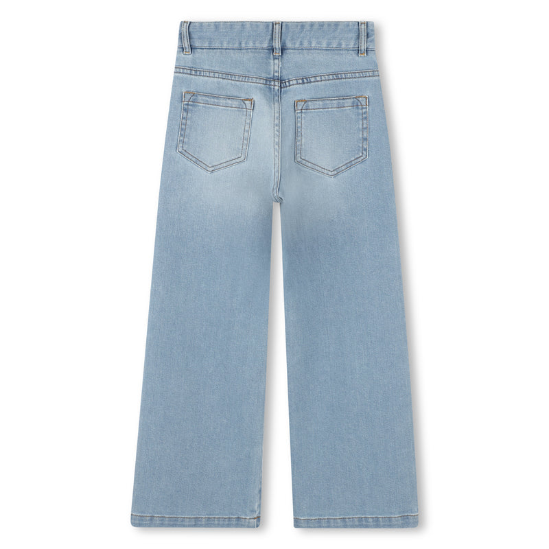 Bleach Denim Trousers