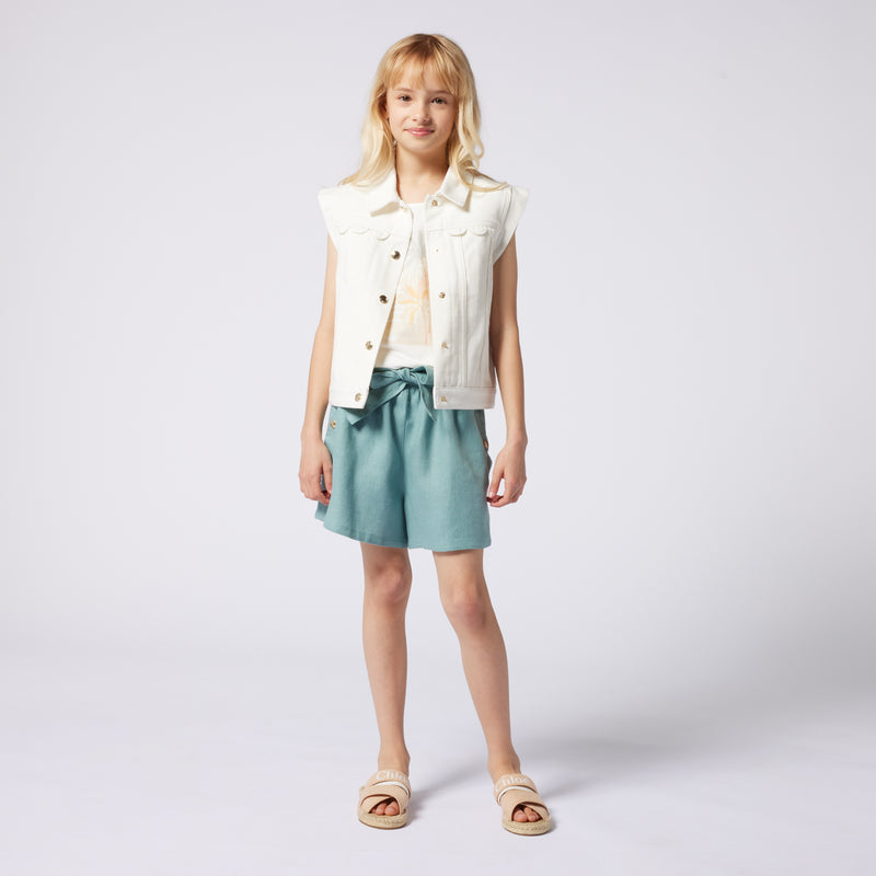Pale Blue Shorts