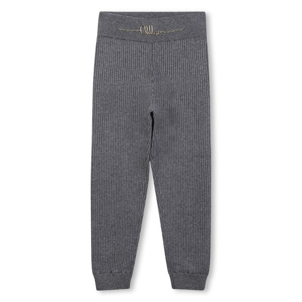 Heather Grey Knitted Trousers