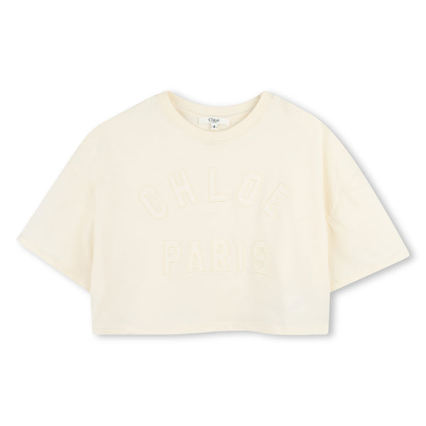 Ivory Crop T-Shirt