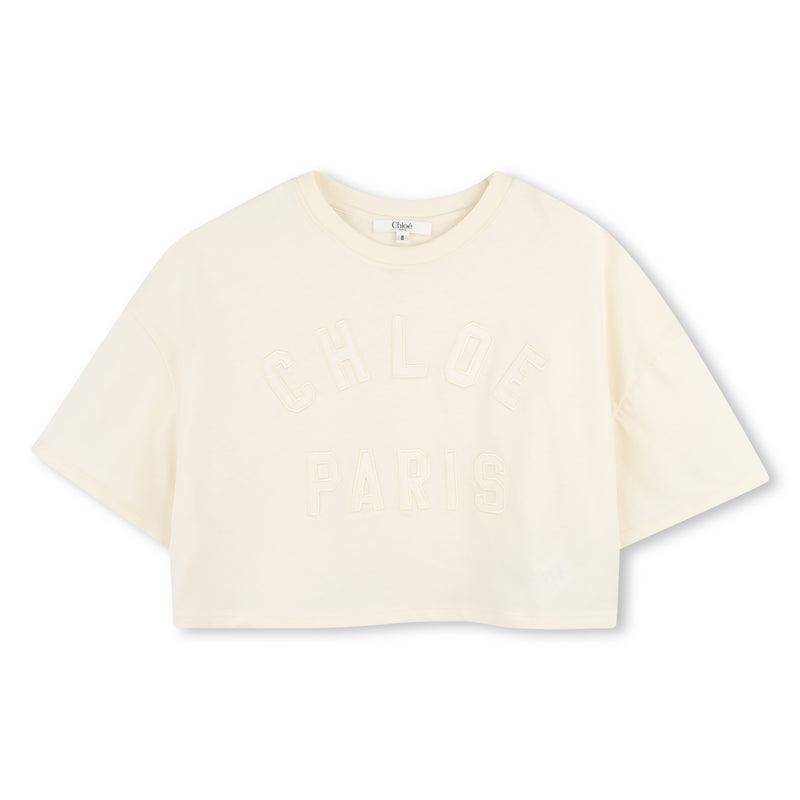 Ivory Crop T-Shirt