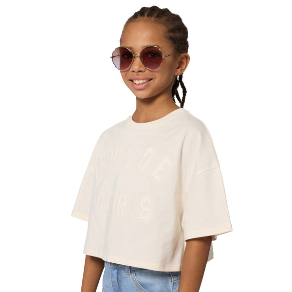 Ivory Crop T-Shirt