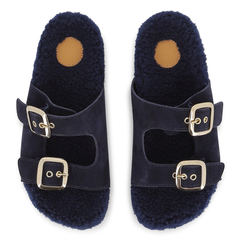 Navy Sandals