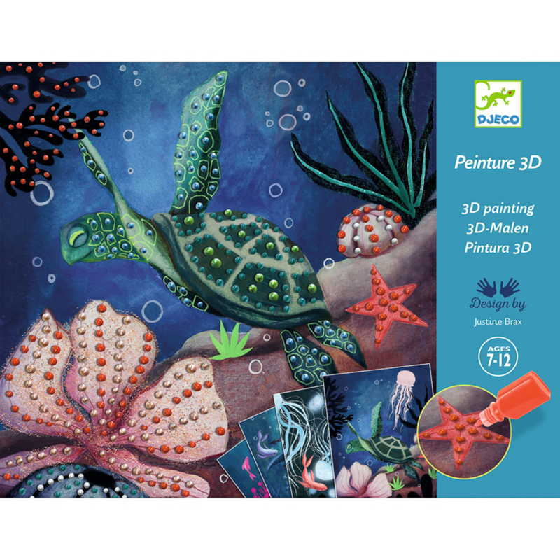 Ocean Depths 3D Painting Set