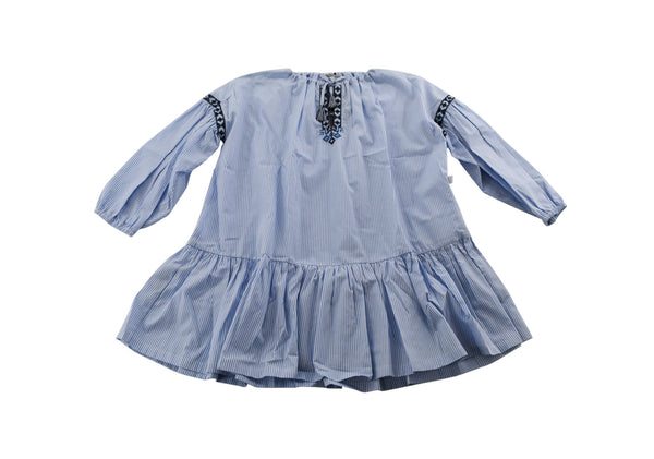 Il Gufo Blue and White Striped Dress