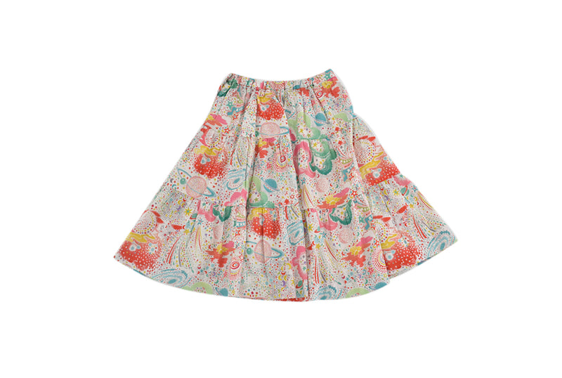 Bonpoint White Tiered Skirt