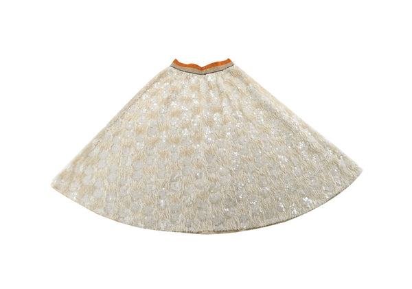 Apocalypto White A-line long Skirt