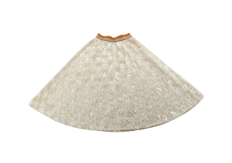 Apocalypto White A-line long Skirt