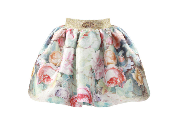 Junona Leaf Print Skirt