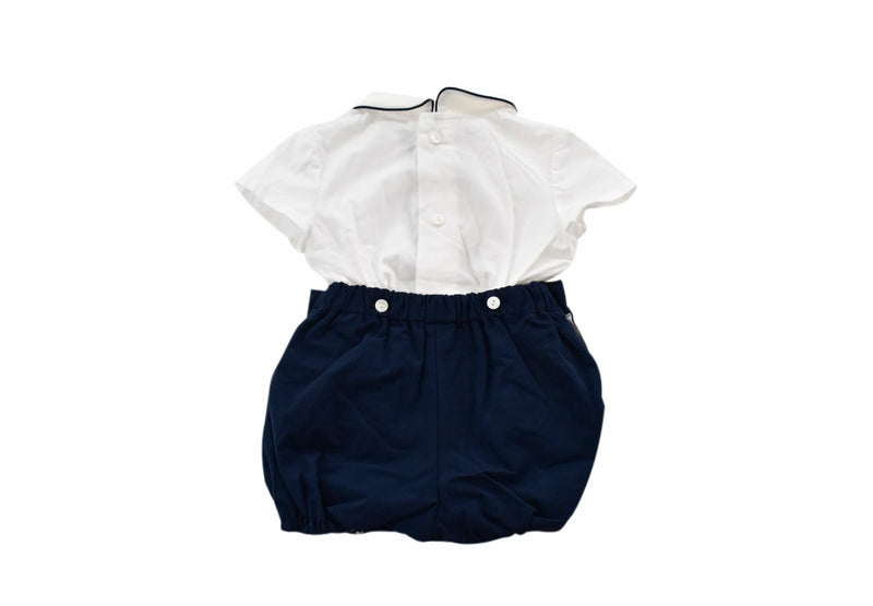 Pepa London White Peter Pan Collar Baby Shirt