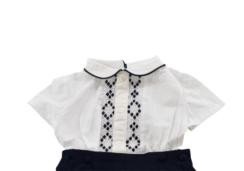 Pepa London White Peter Pan Collar Baby Shirt