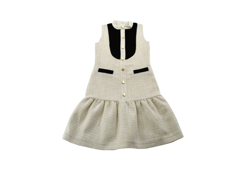 Aisabobo Tweed Dress with Gold Sparkles