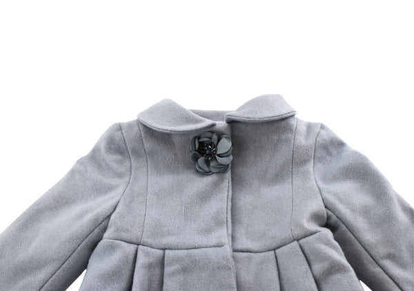Patachou Powder Blue Coat with Collar