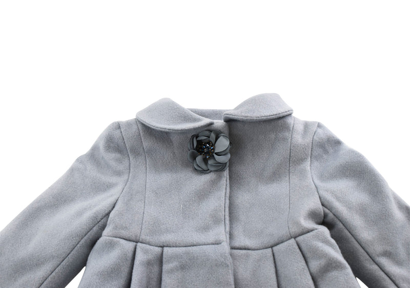 Patachou Powder Blue Coat with Collar