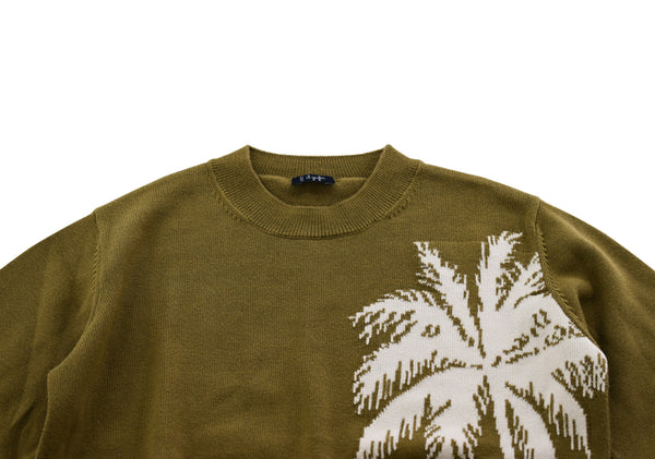Il Gufo Olive Cotton Sweater