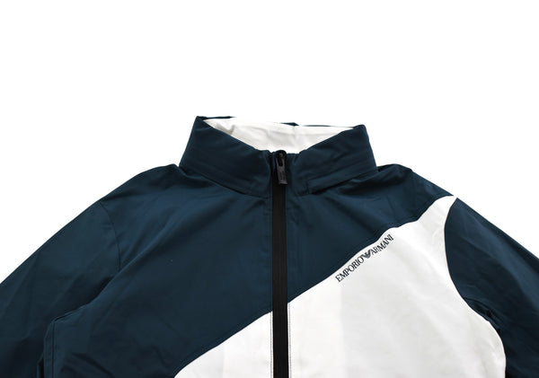 Armani Petrol Blue Waterproof Jacket