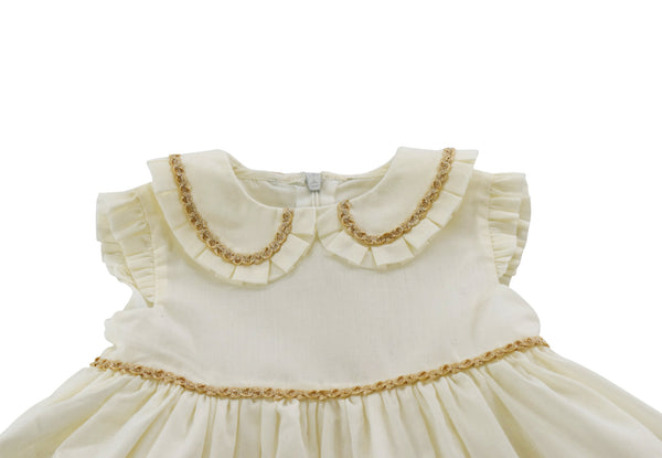 Pepa London Cream Flare Baby Dress