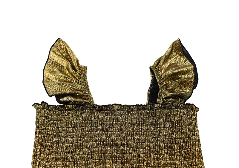 FBZ Metallic gold Top & Skirt