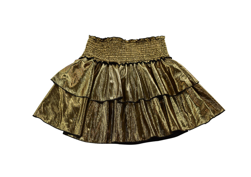 FBZ Metallic gold Top & Skirt