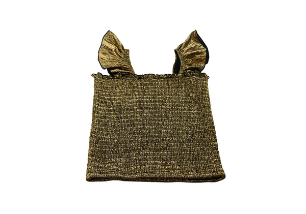 FBZ Metallic gold Top & Skirt