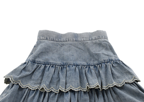 Petite Amalie Light Blue Denim Skirt