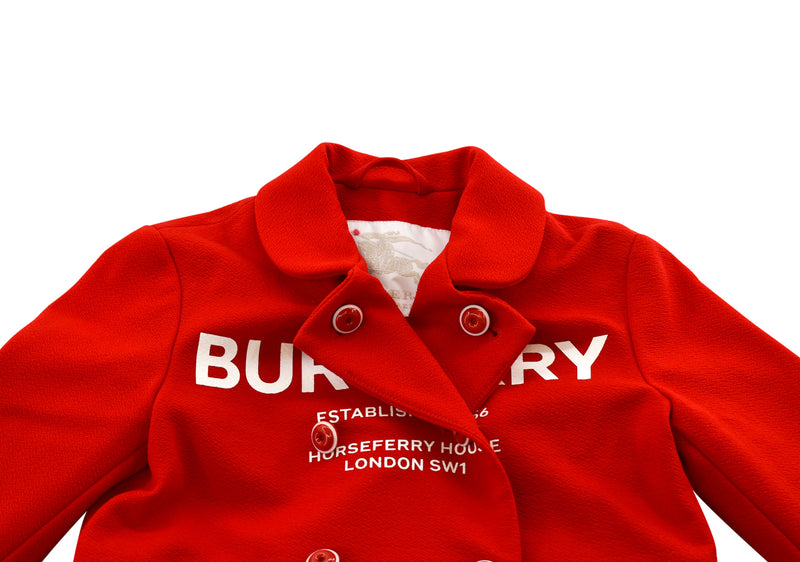 Burberry Logo Bright Red Jacket