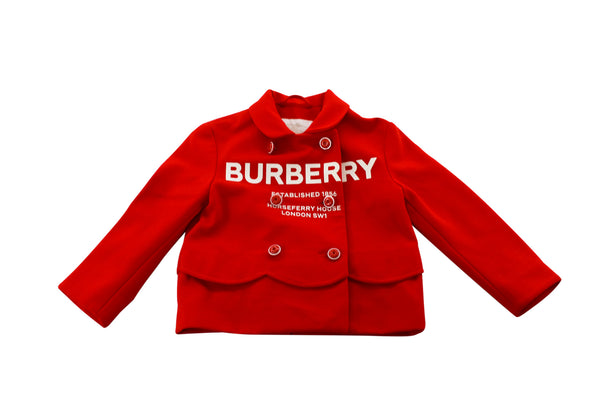 Burberry Logo Bright Red Jacket