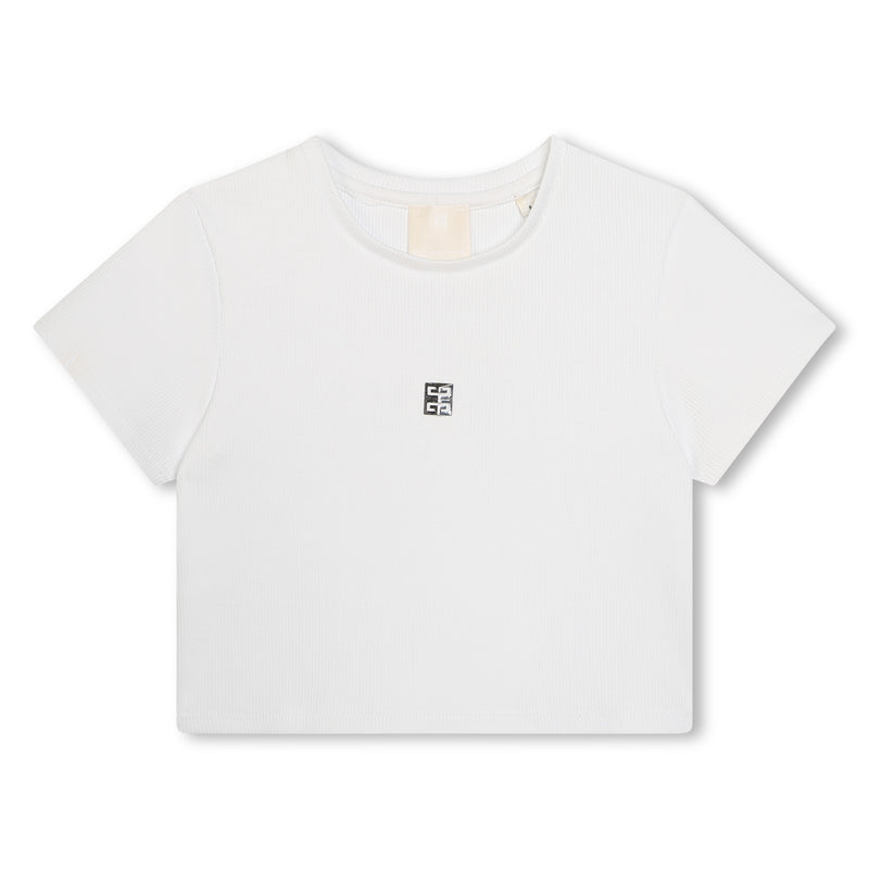 Crop White T-Shirt