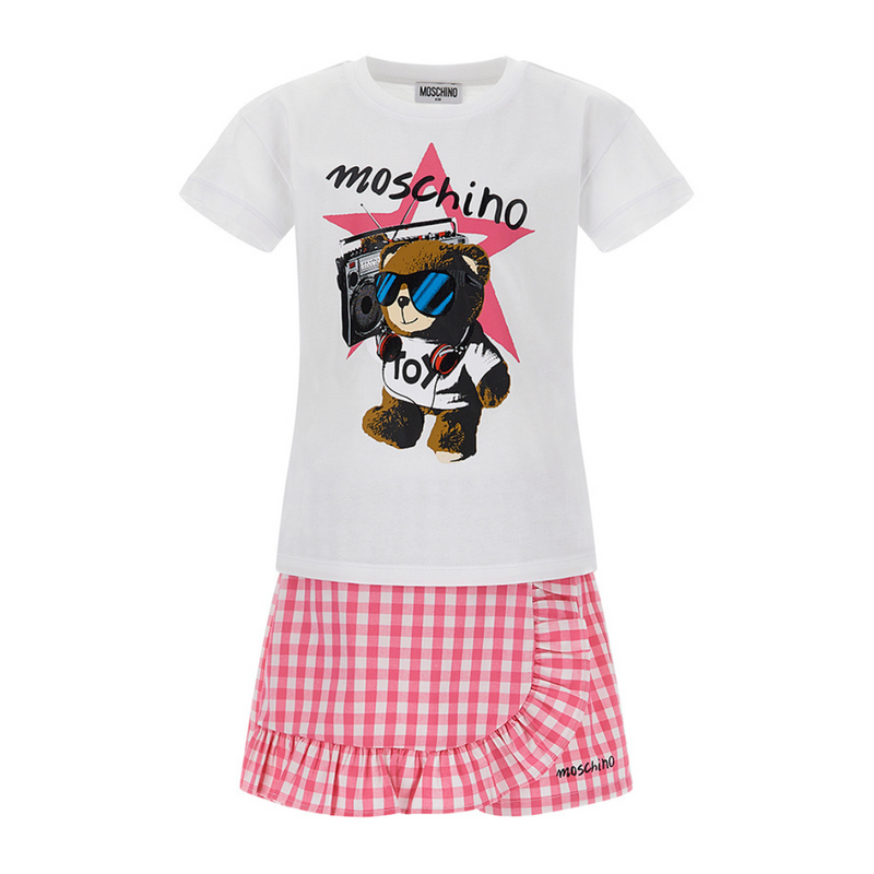 T-Shirt & Check Shorts Set