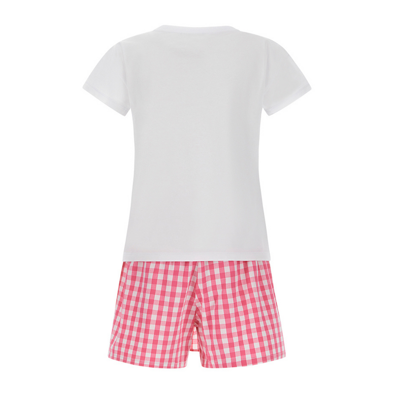 T-Shirt & Check Shorts Set