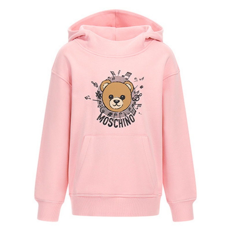 Music Notes Logo Pink Sweatshirt