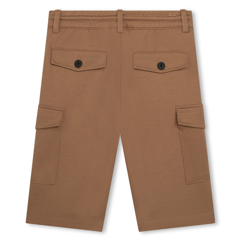 Beige Cargo Shorts