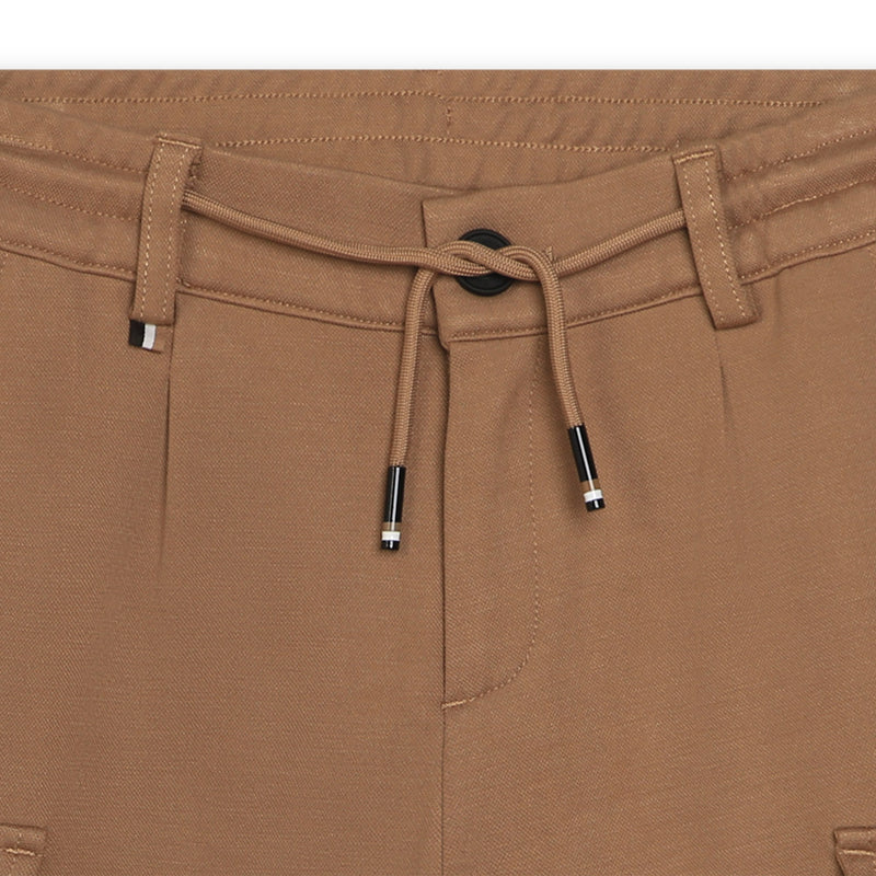 Beige Cargo Shorts