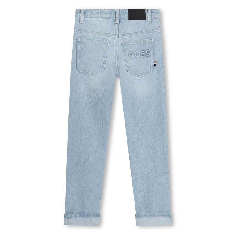 Bleach Denim Trousers