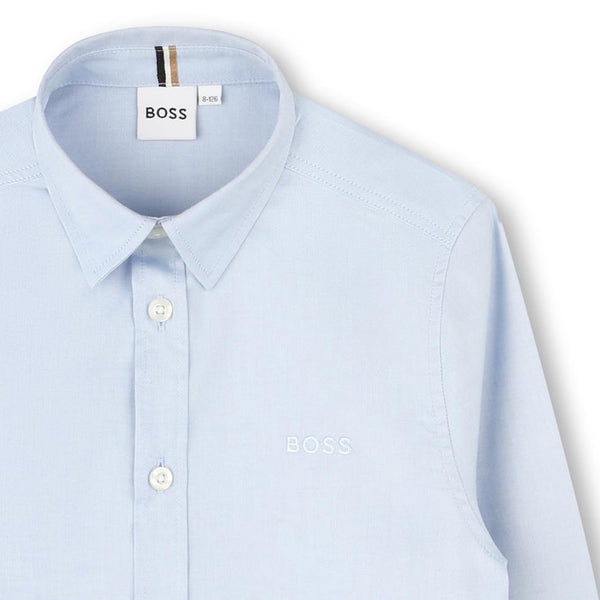 Pale Blue Long Sleeved Shirt