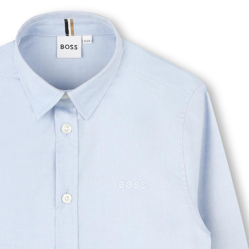 Pale Blue Long Sleeved Shirt