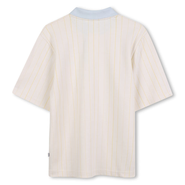 White Short Sleeve Polo