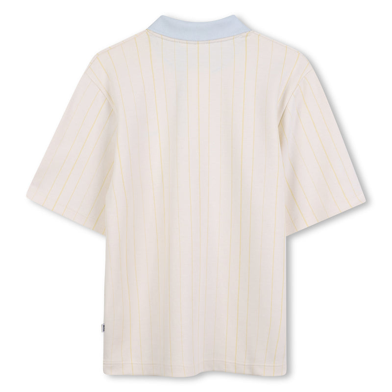 White Short Sleeve Polo