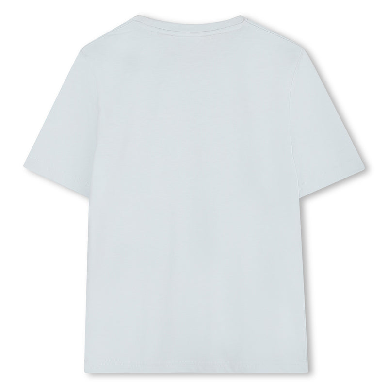 Pale Blue Short Sleeves Tee-Shirt