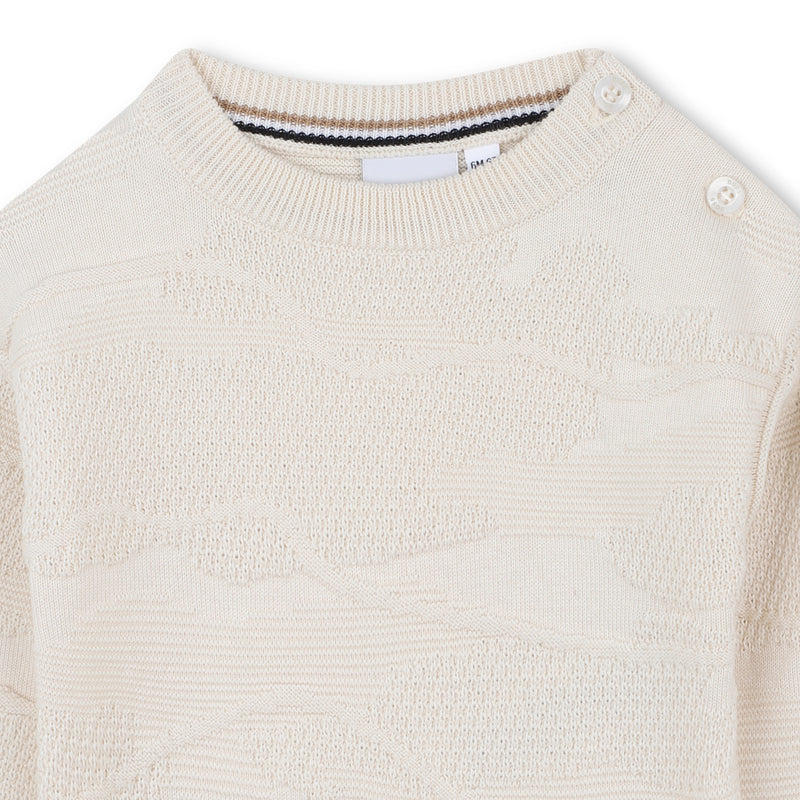 Beige Baby Pullover