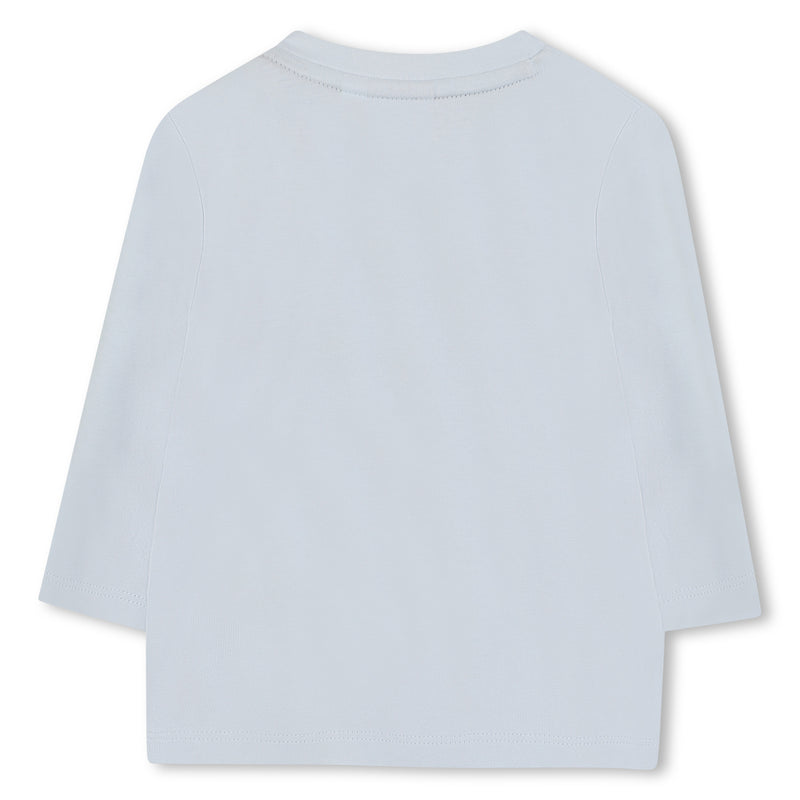 Pale Blue Long Sleeve Baby T-Shirt