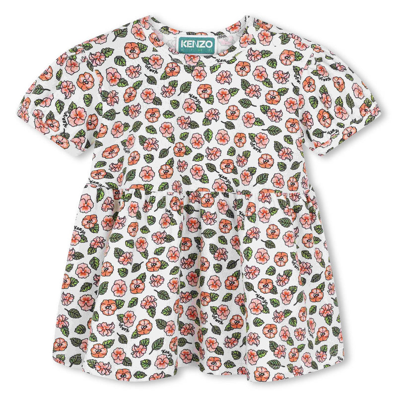 Flowers Print Baby Dress