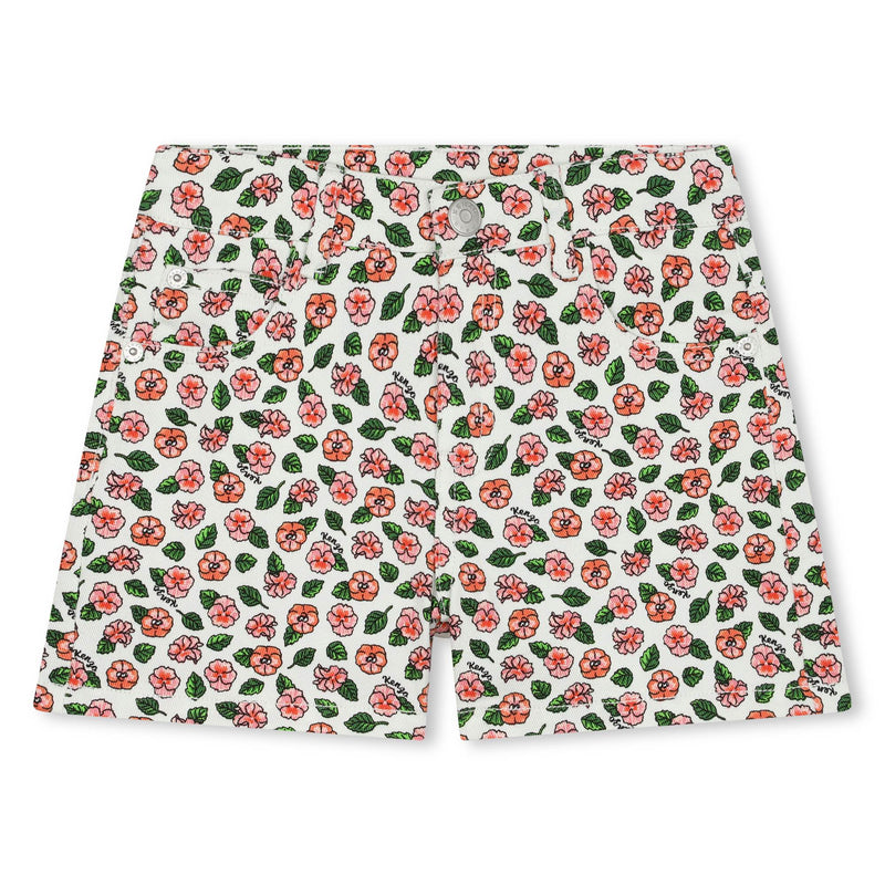 Flowers Print Shorts